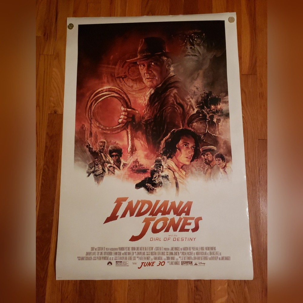 INDIANA JONES & THE DIAL OF DESTINY FINAL 27x40 1 SHEET DS NEW POSTER MINT